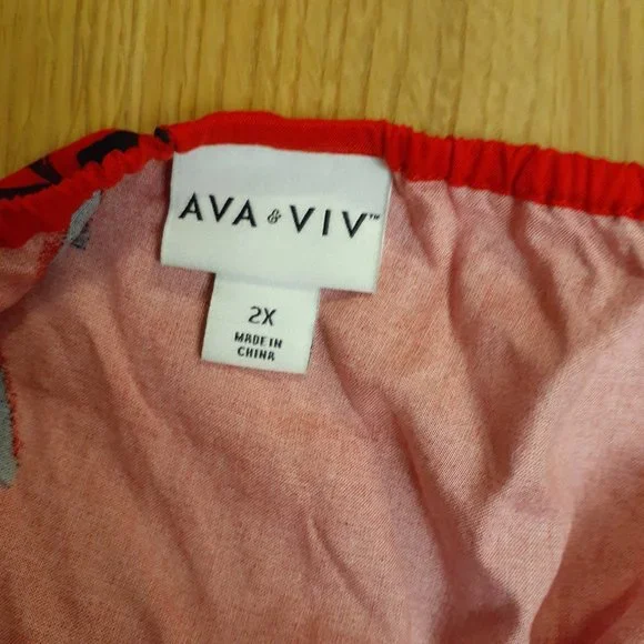 Ava and Viv 2x Dress, Stretch. - Picture 3 of 3